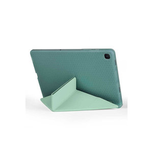 Étui intelligent Netzy 2020 pour Galaxy Tab A7 10.4 T500 vert clair, pliable en trois parties avec compartiment pour stylet et support en PC - Product Image 6