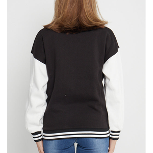 High Quality Women's Wool Leather Windproof Varsity Jackets Custom Logo Baseball Design 3D Pocket Custom Brand OEM Service for - Product Image 5