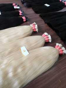Extensions de cheveux humains Minh Khang Premium, qualité supérieure, prix abordable, 100g, lisses naturels, luxe, non-Remy, avec baby hair, pour têtes à dentelle - Product Image 6