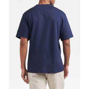 T-shirt pour homme de qualité supérieure, 100% coton, col rond, surdimensionné, style streetwear personnalisé, épaules tombantes - Product Image 2