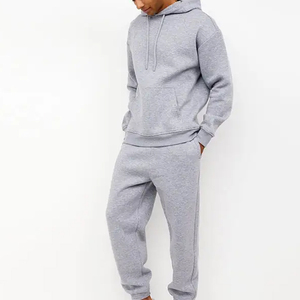 Conjunto Deportivo Personalizado para Hombre con Logotipo, 100% Algodón de Alta Calidad, Cintura Elástica, Secado Rápido, Tallas Grandes, Sudadera Transpirable y Pantalones Deportivos - Product Image 1