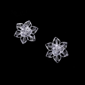 Meilleures ventes de boucles d'oreilles Kusum Bloom de haute qualité faites à la main de haute qualité bijoux indiens avec éclat scintillant fournisseur direct - Product Image 1