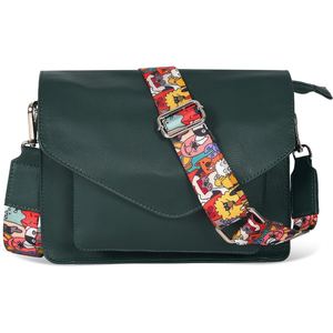 Ladies genuine cow leather daily use crossbody <b>bag</b> smooth pebbled <b>shoulder</b> handbag - Product Image 3