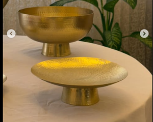 Cuenco de Chocolate de Metal con grabado Floral para decoración de mesa de comedor elegante, exhibición de fiesta de boda y presentación festiva de dulces - Product Image 5