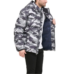 Top vente surdimensionné hommes doudoune couleur unie de haute qualité bas prix vêtements de rue pour l'hiver Style bulle 2026 - Product Image 2
