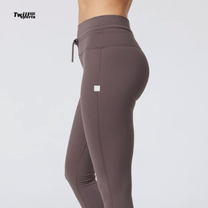 Pantalones Deportivos TWILL SPORTS para Mujer, Cintura Alta, Efecto Levanta Glúteos, Sin Costuras, de Algodón y Fibra de Bambú, Transpirables, para Gimnasio, Fitness, Yoga, Leggings Casuales - Product Image 5