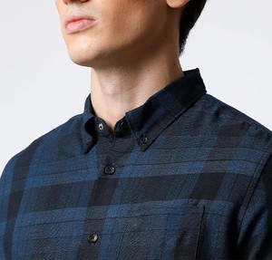 Haute qualité tenue décontracté hommes chemise à carreaux Style parfait respirant hommes chemises confortable entièrement personnalisé homme chemise à carreaux - Product Image 5