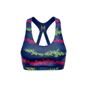 Soutien-gorge de sport pour femme Wear 4 Games, maintien élevé, léger, respirant, sans couture, imperméable, coupe-vent, séchage rapide - Product Image 1