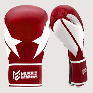 Guantes de MMA con Logotipo Personalizado, Cuero Sintético de Piel de Vaca, Profesionales para Boxeo, Sparring, Entrenamiento, Antideslizantes, Ajustables - Product Image 1