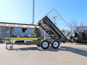 คุณภาพสูงราคาถูก 3 เพลา 40 ลูกบาศก์เมตรรถพ่วงกึ่งพ่วงไฮดรอลิกรถพ่วงให้ทิปด้านหลังสําหรับขาย - Product Image 3