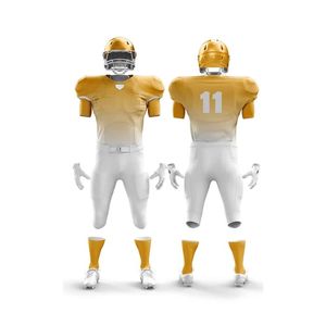 Los mejores conjuntos de fútbol americano para hombres, equipos bordados, conjuntos de ropa deportiva de EE. UU., nueva llegada, impresión por sublimación Digital personalizada al por mayor - Product Image 2