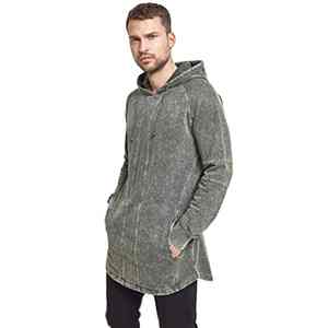 Premium Long Oversized Blank 370 Gramos Heavy Cotton Kangaroo Pocket Pullover Unisex Hombres Sudaderas con capucha personalizadas Fabricantes - Product Image 5