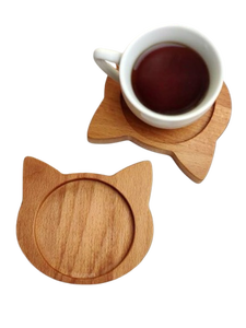 ที่รองแก้วทรงบิสกิตแผ่นรองจานทำจากไม้มะม่วงแผ่นรองแก้วสำหรับใช้ในครัวเรือนแผ่นรองถ้วยชาไม้เปลือกไม้สำหรับภาชนะรับประทานอาหาร - Product Image 6