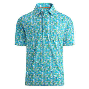 2025 hombres Polo Camiseta de deporte talla grande Color bloque Ultra seco reciclado Polo transpirable resistente envío gratis logotipo personalizado - Product Image 3