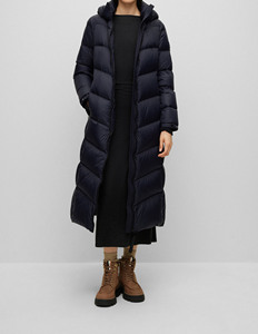 Winter sale customized logo plus size long sleeve with long length Coat Outerwear Lightweight Stand-up Collar Down <b>Jackets</b> - Product Image 3