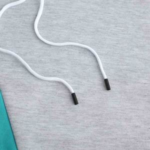 Sudadera con capucha de poliéster con bloque de color blanco M para hombre: ropa de calle diaria, ropa informal y activa asequible para hombres - Product Image 2