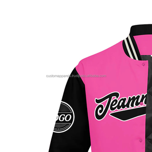 Custom wool <b>varsity</b> <b>jacket</b> for school teams with embroidered logo and breathable windproof fabric for students - Product Image 5
