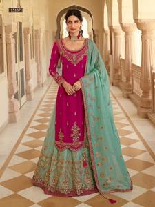 Ropa India paquistaní para boda y fiesta, Georgette, trabajo bordado, Salwar, Kameez, con proveedor Dupatta de Surat - Product Image 6