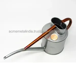 Arrosoir moderne de luxe en métal galvanisé avec finition en acier inoxydable idéal pour l'entretien des plantes de jardinage de fleurs pour balcon intérieur - Product Image 6