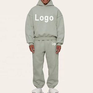 Sweats à capuche hommes logo personnalisé coton épais poids lourd sweats à capuche vierges de haute qualité chaud surdimensionné hommes sweats à capuche en éponge française - Product Image 1