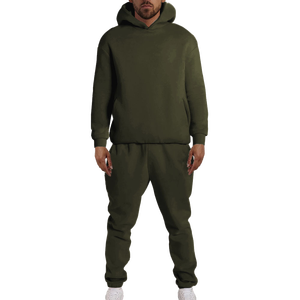 NUEVO Conjunto de Sudadera con Capucha Personalizada con Logotipo para Hombre, Moda, Talla Grande, Ligera para Invierno, Sudadera con Cuello Redondo, Sudadera Lisa - Product Image 1