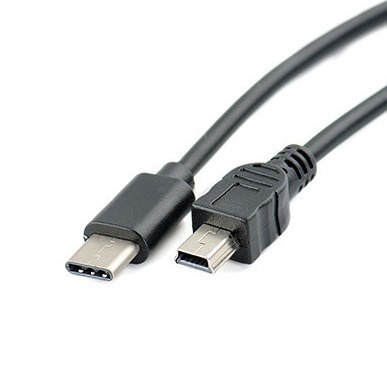 USB-C to Mini USB OTG Cable for Canon Cameras - Transfer Photos and Videos