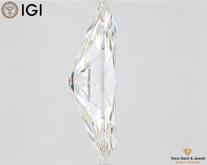 เพชร CVD ห้องปฏิบัติการ CVD 5.00มม. เจียระไนแบบสง่างาม VS1 18.10มม. ชัดเจนมีใบรับรองสี F สำหรับการออกแบบเครื่องประดับ - Product Image 3