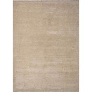 Alfombra Entropy Ivory de Lana y Seda Anudada a Mano, Color Sólido, Rectangular, para Pasillo, Hogar, Sala de Estar, Dormitorio, Hecha con Técnicas Artesanales - Product Image 4