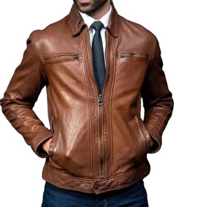 แจ็กเก็ตหนังแท้สำหรับผู้ชาย, 2025เสื้อแจ็กเก็ตแฟชั่นชาย100% ด้านบนกันน้ำสำหรับใส่กลางแจ้งดีไซน์ไม่ซ้ำใคร - Product Image 2