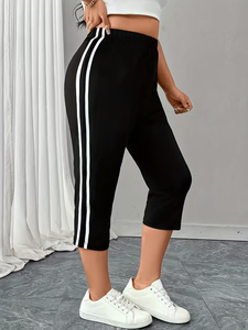 Allover Print Skinny <b>Leggings</b> Casual <b>High</b> <b>Waist</b> Stretchy <b>Leggings</b> <b>Women's</b> Clothing Breathable Workout Pants for Fitness & Gym - Product Image 4