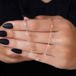 จี้เพชรทรงกลมเจียระไนแบบบริลเลียนท์ 14K ทองคำเหลือง ประดับเพชรเลี้ยงในห้องปฏิบัติการ สำหรับผู้หญิง ความใส VS+ สี EF เครื่องประดับสังเคราะห์ น้ำหนักรวม 1.12 กะรัต - Product Image 2