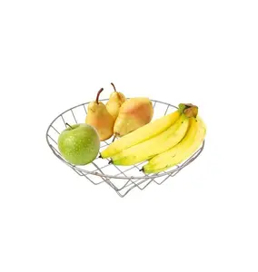 Manufactures and suppliers of classic design table centerpiece decorative fruit basket finest quality silverware fruit basket