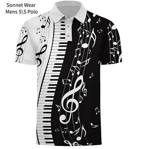 Camisetas Polo Casuales para Hombre: Ropa de Manga Corta con Estampado Gráfico en Bloques de Color - Product Image 4