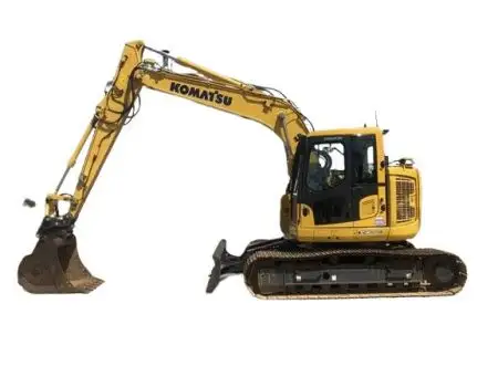 รถขุดมือสอง รถขุดคุณภาพสูง Komatsu PC138 ขายเครื่องวิศวกรรมรถขุดตีนตะขาบผลิตในญี่ปุ่น