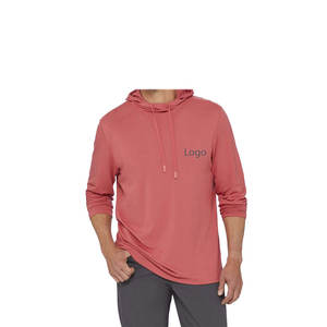 Sudaderas con capucha de manga larga para hombre con mezcla de algodón 100% al por mayor, sudaderas básicas de color sólido para invierno - Product Image 5