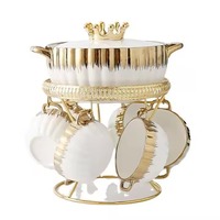 Plat à chafing en céramique avec couvercle design, chauffe-plats rond, ensemble de buffet disponible en forme et taille personnalisées