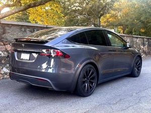 Propre 2022 Tesla Model X AWD utilisé avec les roues en alliage troisième rangée de sièges en cuir Navigation Démarrage à distance Power Mirror Package - Product Image 2