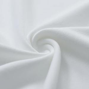 Camiseta de Verano para Hombre, Moderna, de Manga Corta, Cuello en V, Blanca, Tejido de Alta Calidad, Algodón Puro, Informal - Product Image 5