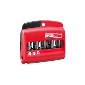 Usag 11-Piece <b>Screwdriver</b> Assortment with <b>Bits</b> in Plastic Box Variety of Sizes for Convenient Use - Product Image 2