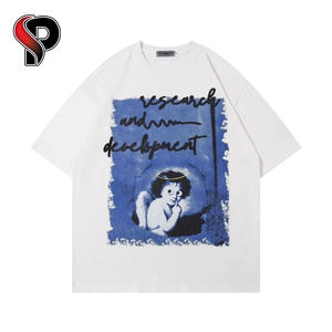 เสื้อยืดพิมพ์ลายพัฟสีดำสำหรับทุกเพศเสื้อยืดผ้าฝ้าย100% เสื้อยืดธรรมดาแบบกำหนดเองสำหรับเสื้อยืดผู้ชายเสื้อยืดคุณภาพสูง - Product Image 1