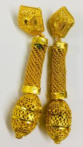 Pendientes de oro de 18 quilates con diamantes para mujer europea y americana, joyería hecha a mano, moda, 2022 - Product Image 3