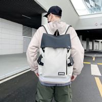 Nouveau Sac à Dos pour Ordinateur Portable Écologique en Tissu Oxford Imperméable avec Fermeture Éclair Grande Capacité pour Étudiants Personnalisable