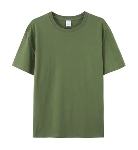 Unisex 100% Cotton T-<b>Shirt</b> Plain White Crew Neck Jersey Fabric Plus Size Blank Black T-<b>Shirt</b> for <b>Men</b> and Players - Product Image 4