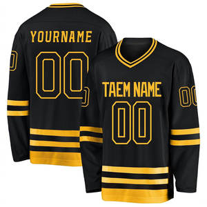 Proveedor de jerseys de hockey sobre hielo con tamaño personalizado ajustado MOQ bajo Detalles de tela de Envío Mundial Precio directo de fábrica y diseño personalizado - Product Image 3