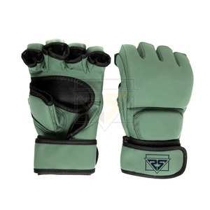 Gants MMA en cuir synthétique Grappling Arts martiaux Sac de frappe en cuir Mitaines Sparring Gants MMA - Product Image 1