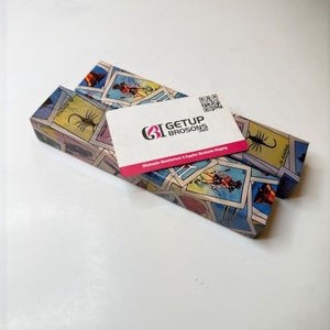 Handmade Custom Cardboard <b>Boxes</b> with Art Paper Smooth Packaging Custom Color Logo for Personal Care Instruments Eyelash Tweezers - Product Image 2