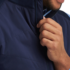 เสื้อกั๊กกันความร้อนแบบไฮบริดมีหลายกระเป๋าสำหรับผู้ชายแขนกุดให้ความอบอุ่นไซส์ใหญ่พิเศษสำหรับฤดูหนาว - Product Image 5