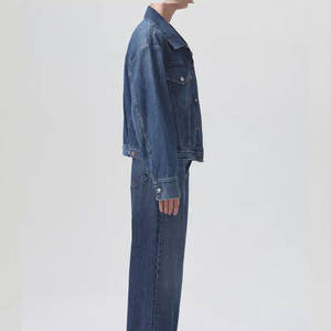 Chaquetas Vaqueras para Mujer al por Mayor, Personalizadas, Elásticas, Transpirables, Resistentes y Antimanchas, Color Negro, con Servicios OEM - Product Image 5