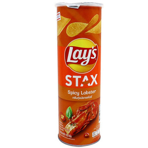 Croustilles de pommes de terre Lays Stax à la crème sure et à l'oignon 105g, croustilles de pommes de terre épicées au homard Lays Stax, la collation est toujours parfumée, les pommes de terre - Product Image 1