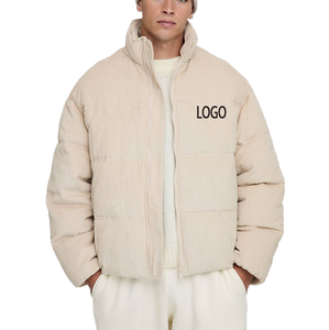 Chaqueta Acolchada de Invierno para Hombre, Estilo Formal y Elegante, Largo Medio, Color Liso, Ropa Masculina con Personalidad, Abrigo Acolchado, Navidad 2026 - Product Image 4